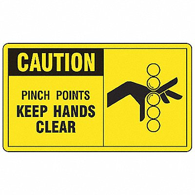 ACCUFORM LEQM613VSP Safety Label 3 1/2 inx5 in Vinyl PK5