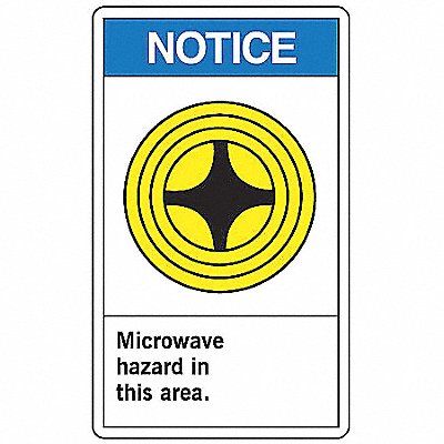 ACCUFORM LRAD800VSP Safety Label 5 inx3 1/2 in Vinyl PK5