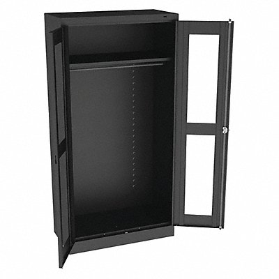 TENNSCO CVD7224BLACK E4463 Storage Cabinet 72 x36 x24 Black 4 Shelves