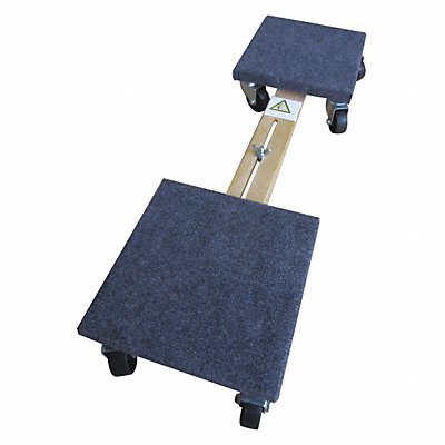 GRAINGER 8E+226 Movers Dolly 1000lb 3-3/8 H 24 to 32 L
