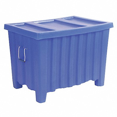 MYTON INDUSTRIES MTE1XLBLUE Ribbed Wall Container Blue