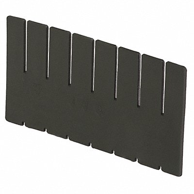 LEWISBINS DV1070XL Divider Black Polyethylene 6.4 in