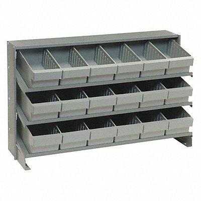 QUANTUM STORAGE SYSTEMS QPRHA601GY F1586 Bench Pick Rack 12x21x36in Grey