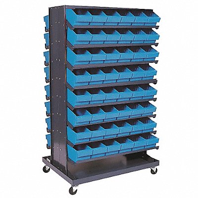 QUANTUM STORAGE SYSTEMS QPRDM601BL J0326 Mobile Pick Rack Blue Steel