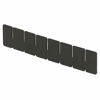 LEWISBINS DV1025XL Divider Black Polyethylene 1.9 in