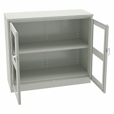 TENNSCO CVDJ1842ALIGHTGREY Storage Cabinet 42 x48 x18 LtGry 2Shlv