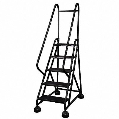 COTTERMAN ST501A2C7P5 F2132 Rolling Ladder Handrail Platform 45 In H