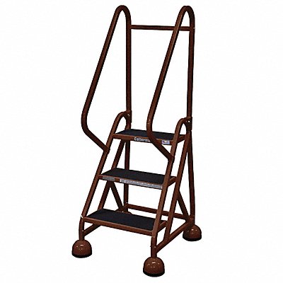 COTTERMAN ST301A2C4P5 F2128 Rolling Ladder Handrail Platform 27 In H