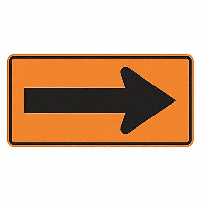 LYLE W16BO48HA Arrow Traffic Sign 24 x 48