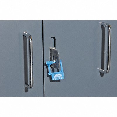 BROOKS 1054980 Spring Lock Seal Plastic Blue PK100
