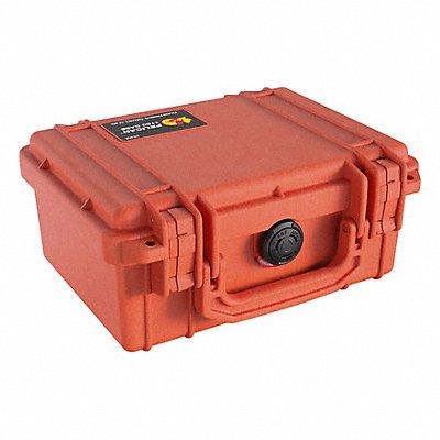 PELICAN 1150 Protective Case Orange 9.12x7.56x4.37 In