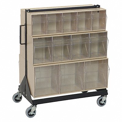 QUANTUM STORAGE SYSTEMS QFS22424QFS400IV Bin Storage Rack Powder Coated 28 in