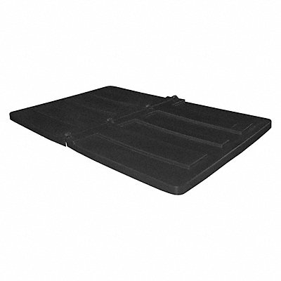 GRAINGER 22LIDBLACK Tilt Truck Lid Black Fits 59-2/5 cu ft.