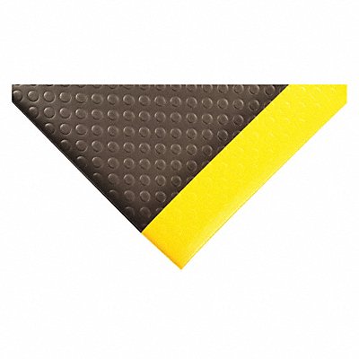 NOTRAX 417S0034BY Antifatigue Mat Black YllwBrdr 3ft.x4ft.