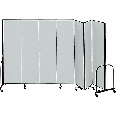 SCREENFLEX CFSL747DG F1892 Partition 13Ft 1In W x7 Ft 4 In H Stone