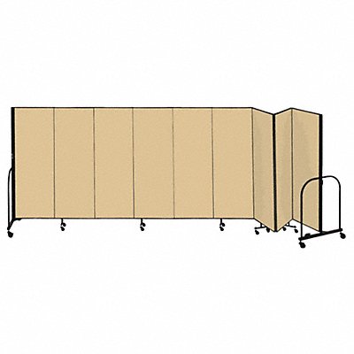 SCREENFLEX CFSL609DO F1896 Partition 16 Ft 9 In W x 6 Ft H Walnut