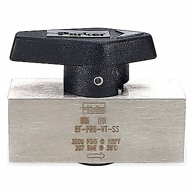 PARKER 4FPR4VTSS Rotary Plug valve FNPT 1/4 in Pipe