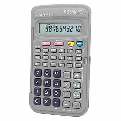 CONTROL COMPANY 6024 Scientific Calculator Portable 5 In.