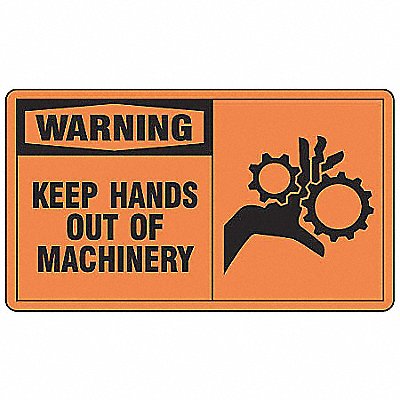 ACCUFORM LEQM334VSP Safety Label 3 1/2 inx5 in Vinyl PK5