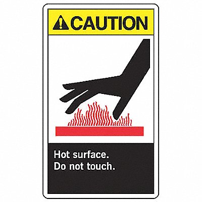 ACCUFORM LEQM645VSP Safety Label 5 inx3 1/2 in Vinyl PK5