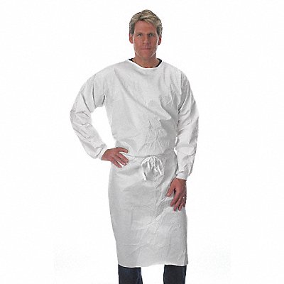 LAKELAND PBL141SM Disposable Sleeve Apron White S