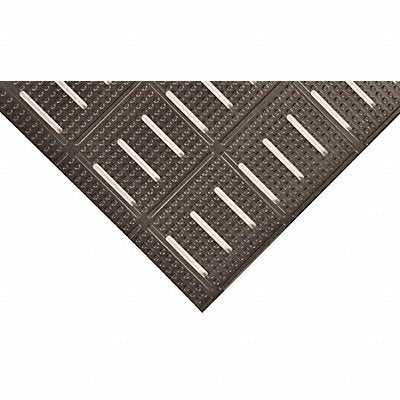 NOTRAX 8FHZ9 Drainage Runner Black 3 ft.x22 ft.
