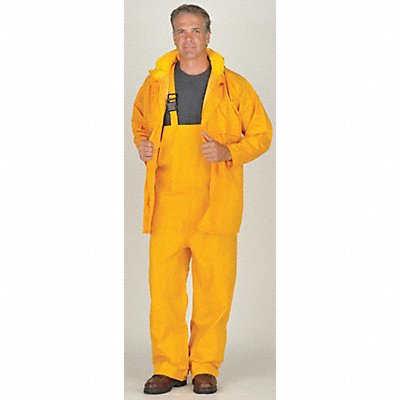 VIKING 2900YXL Rain Suit w/Jacket/Bib Unrated Yellow XL