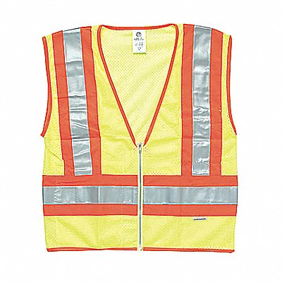 KISHIGO 10565X E6640 High Visibility Vest Class 2 5XL Lime