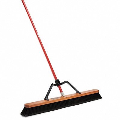 LIBMAN 850003 Broom w/Handle and Brace 36 Block