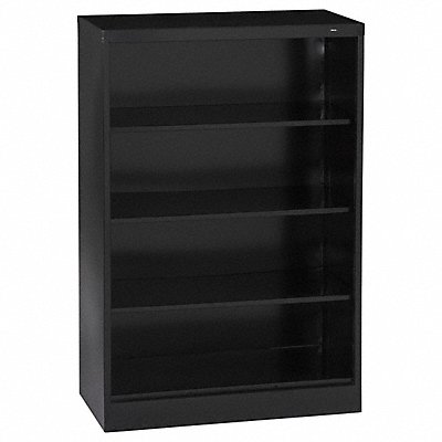 TENNSCO BC1852BLACK Bookcase Welded 4 Shelf Black