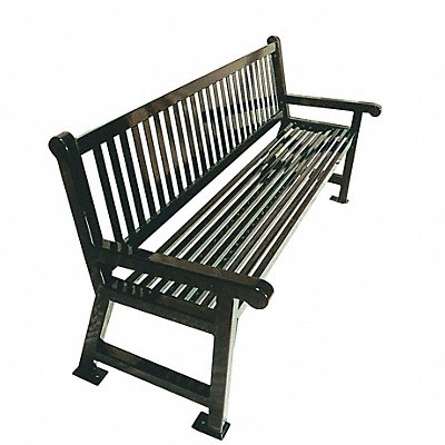 ULTRASITE 922S6GREEN Outdoor Bench 72 in L 36 in H Grn