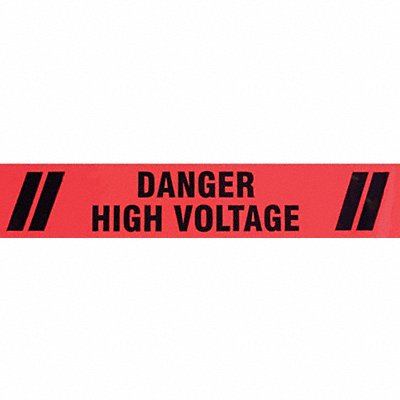 GRAINGER 8N027 Floor Tape Black/Red 3 inx60 ft Roll