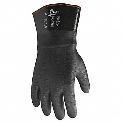 SHOWA 6781R Chemical Resistant Glove 12 L Sz L PR