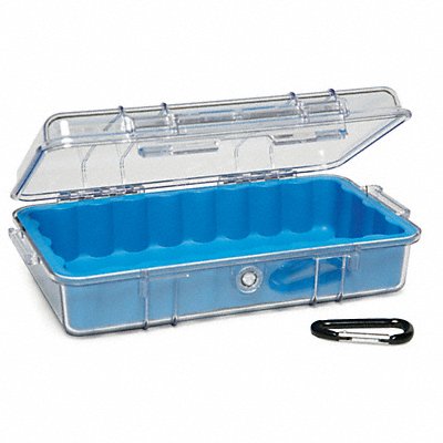 PELICAN 1060 Micro Case Blue 9.37 x 5.56 x 2.62 In
