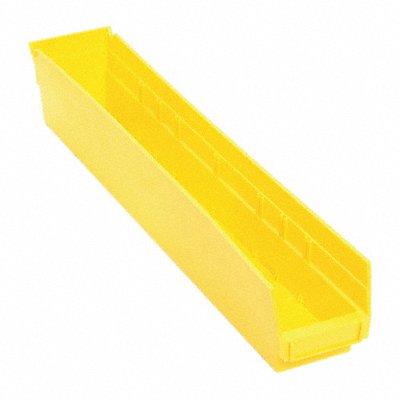 QUANTUM STORAGE SYSTEMS QSB105YL F0621 Shelf Bin Yellow Polypropylene 4 in