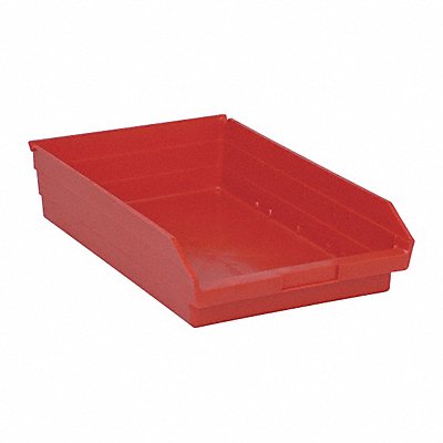 QUANTUM STORAGE SYSTEMS QSB110RD F0620 Shelf Bin Red Polypropylene 4 in
