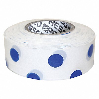 GRAINGER PDWB200 Flaging Tape Blue/White 300 ft 1 3/16 in