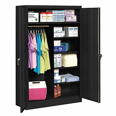 TENNSCO J2478SUCBLACK Combination Storage Cabinet 78x48 Black