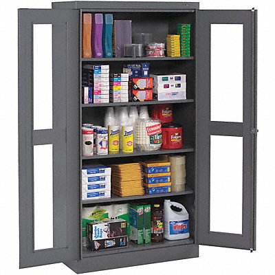 TENNSCO CVD7224MEDGREY E4463 Storage Cabinet 72 x36 x24 MdGry 4 Shelves