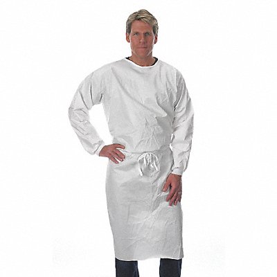 LAKELAND PBL141MD Disposable Sleeve Apron White M