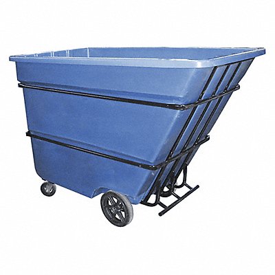 GRAINGER 17CUHDBLUE Tilt Truck Heavy Duty 1-3/4 cu yd. Blue
