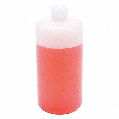 LAB SAFETY SUPPLY 8P778 Bottle 209 mm H Clear 90 mm Dia PK6