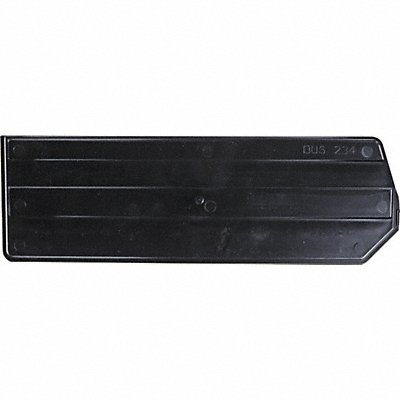 QUANTUM STORAGE SYSTEMS DUS234 Divider 4 3/8 in Black 6 PK6