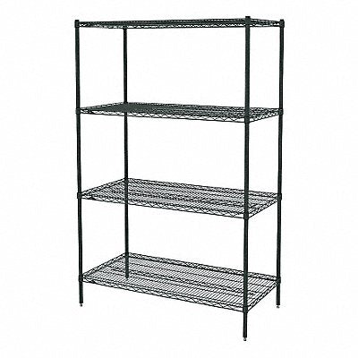 METRO 42472NDSG463PDSG Wire Shelving Unit Cap 500 lb 24inx63inx72in