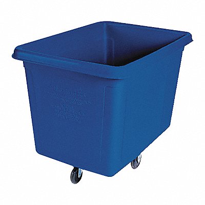 RUBBERMAID COMMERCIAL PRODUCTS FG461600DBLUE Cube Truck HDPE Blue 16.0 cu ft.