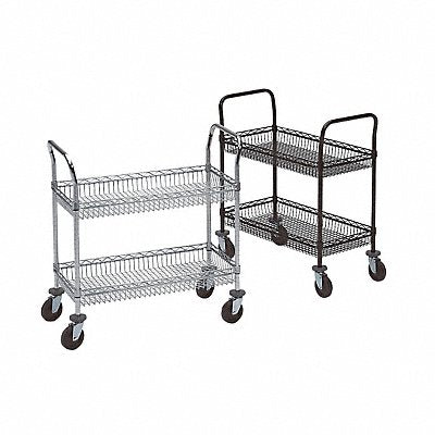 METRO 66168SPECIALLSS Basket Cart 2Shelf 39x36x18 Chrome