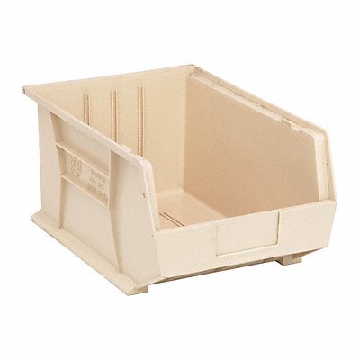 QUANTUM STORAGE SYSTEMS QUS255IV F0608 Hang and Stack Bin Ivory PP 8 in