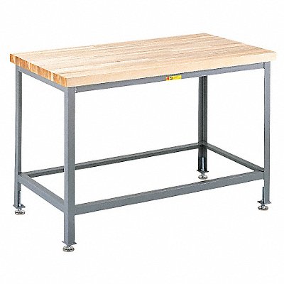 LITTLE GIANT WT2448LL Workbench Butcher Block 60 W 30 D