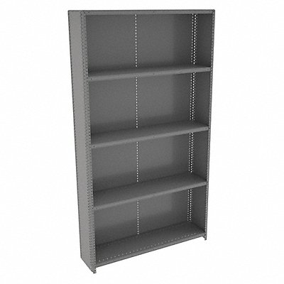 TENNSCO QC54812S Metal Shelving Cap 500 lb 12inx84inx48in