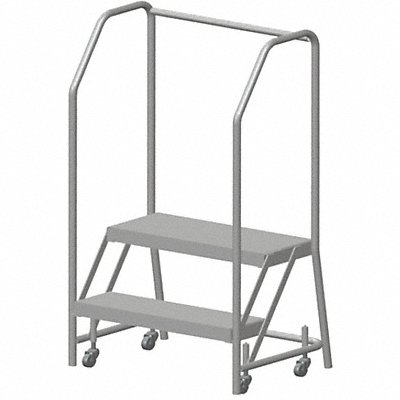 BALLYMORE A2SH30G Rolling Ladder Aluminum 19 In.H